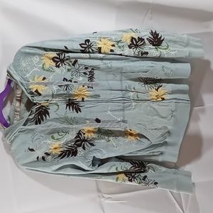 floral hoodie Size large pre-owned